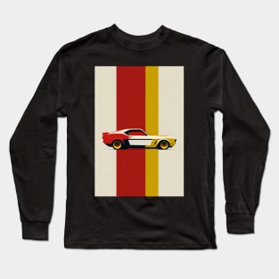 Minimalist Bauhaus Mustang Long Sleeve T-Shirt